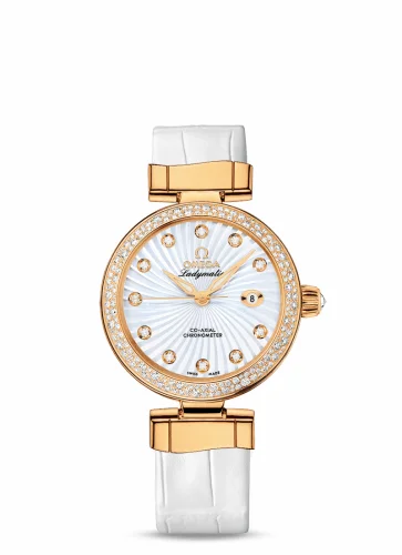 Omega LadyMatic Co-Axial 34 Yellow Gold / Diamond / MOP 425.68.34.20.55.003 (42568342055003)